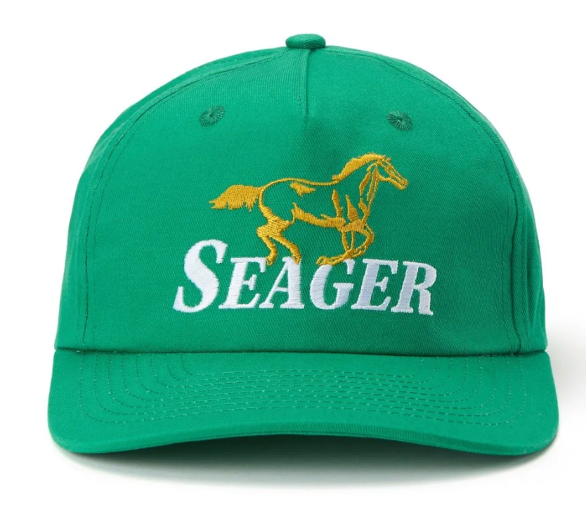 Seager One Horse Snapback Hat GREEN