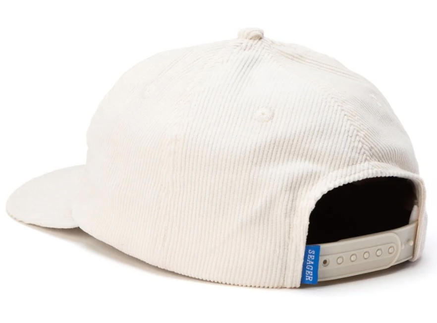 Seager Big Cord Snapback Hat CREAM