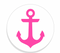 Bogg Bag Bogg Bits 2.0 PINK ANCHOR