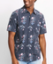 Flag & Anthem M SS Milligan Floral Print Shirt NAVY / RED / WHITE