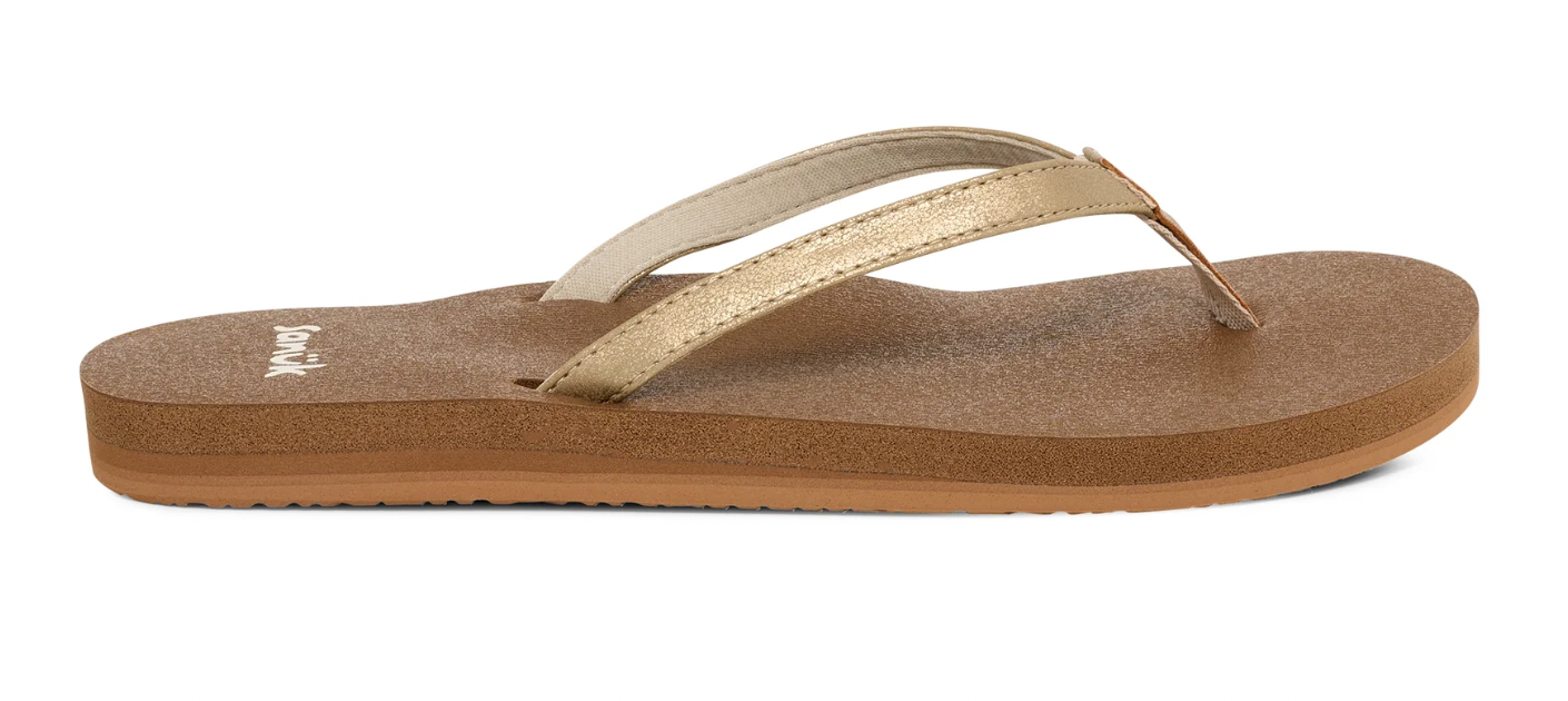 Sanuk W Yoga Joy II Shimmer CHAMPAGNE