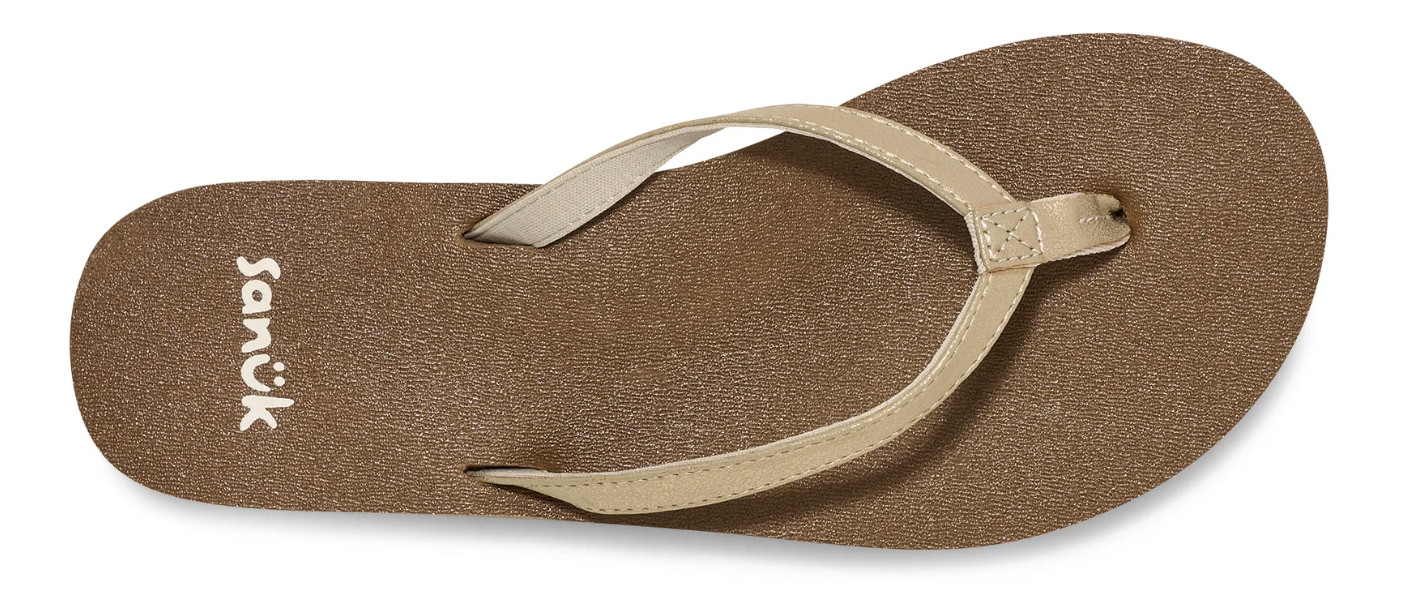 Sanuk W Yoga Joy II Shimmer CHAMPAGNE