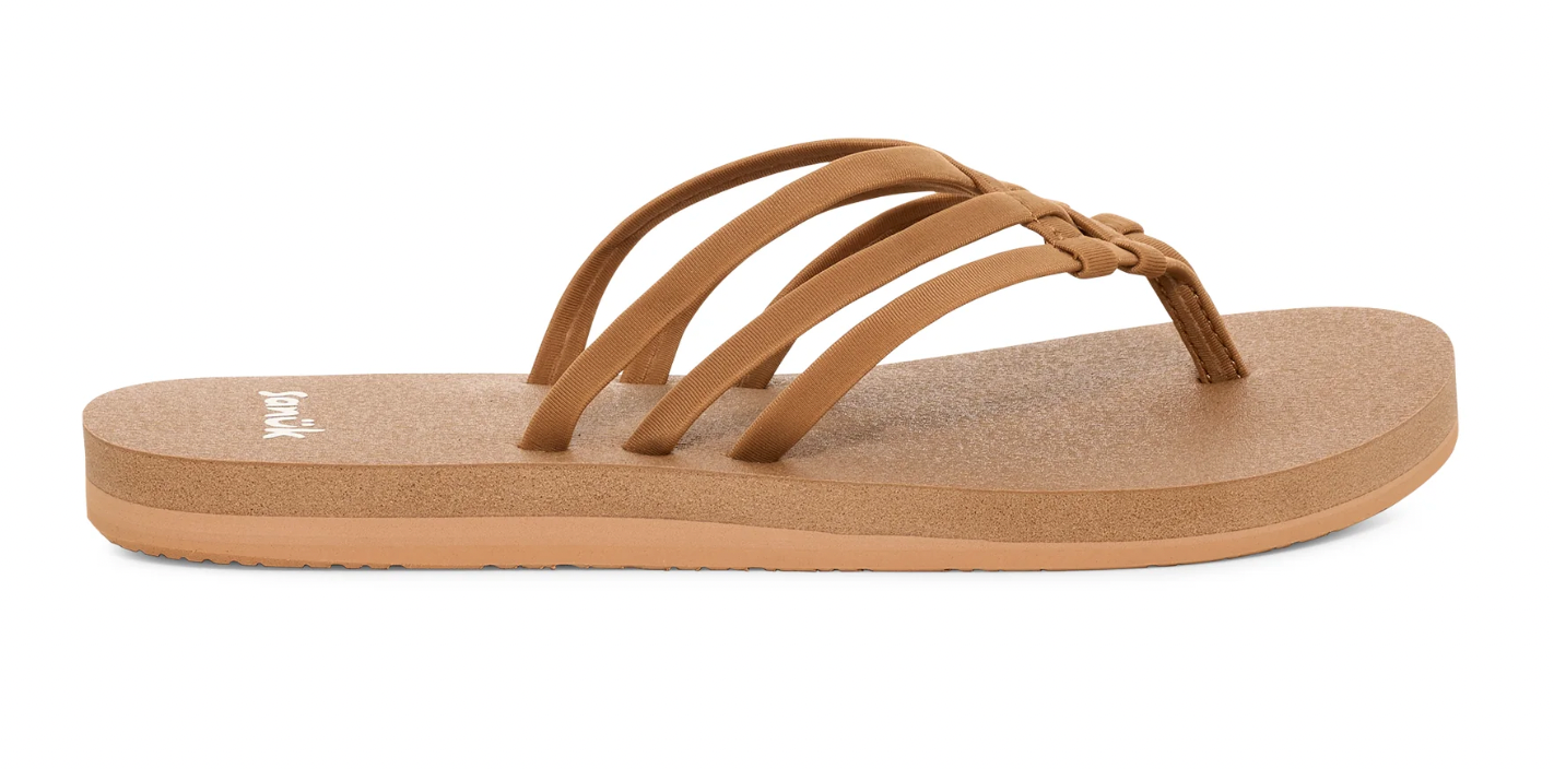 Sanuk W Yoga Sandy II TOBACCO BROWN