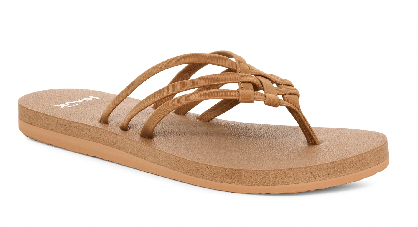 Sanuk W Yoga Sandy II TOBACCO BROWN