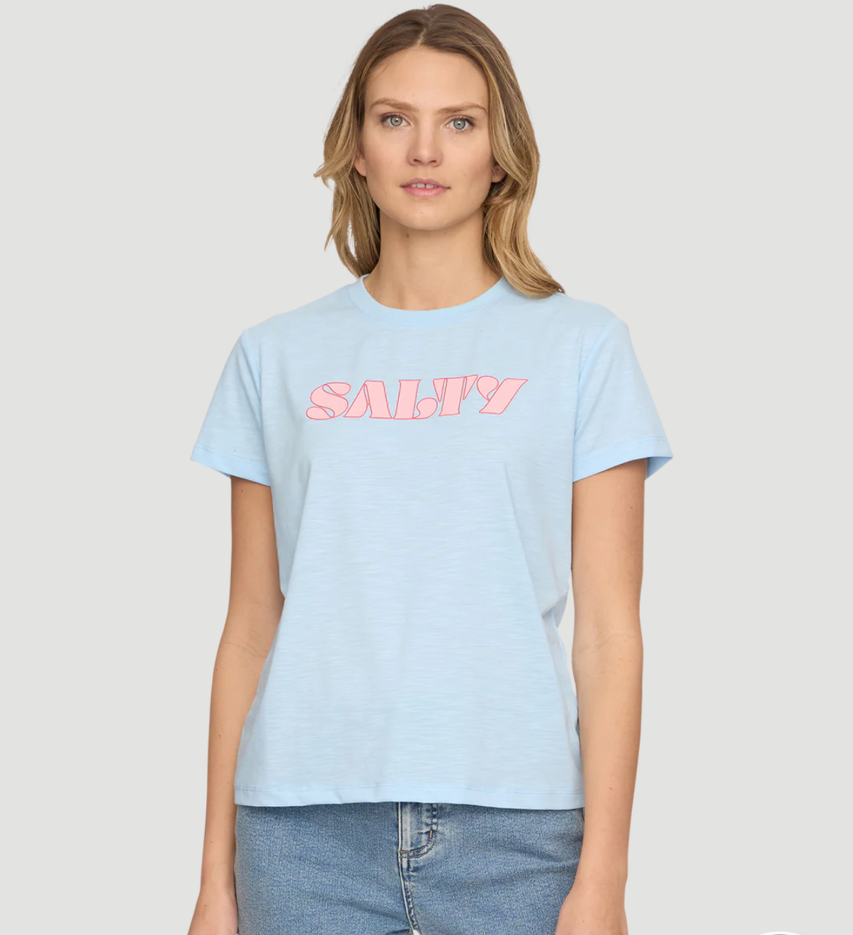 Flag & Anthem W SS Salty Tee BLUE