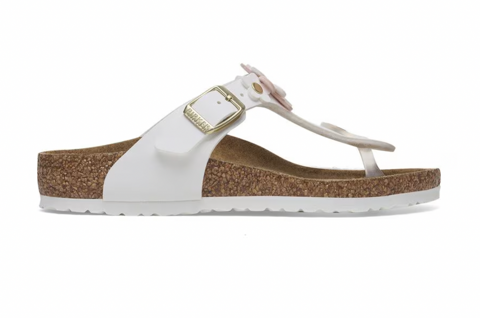 Birkenstock Kids Gizeh Flowers WHITE