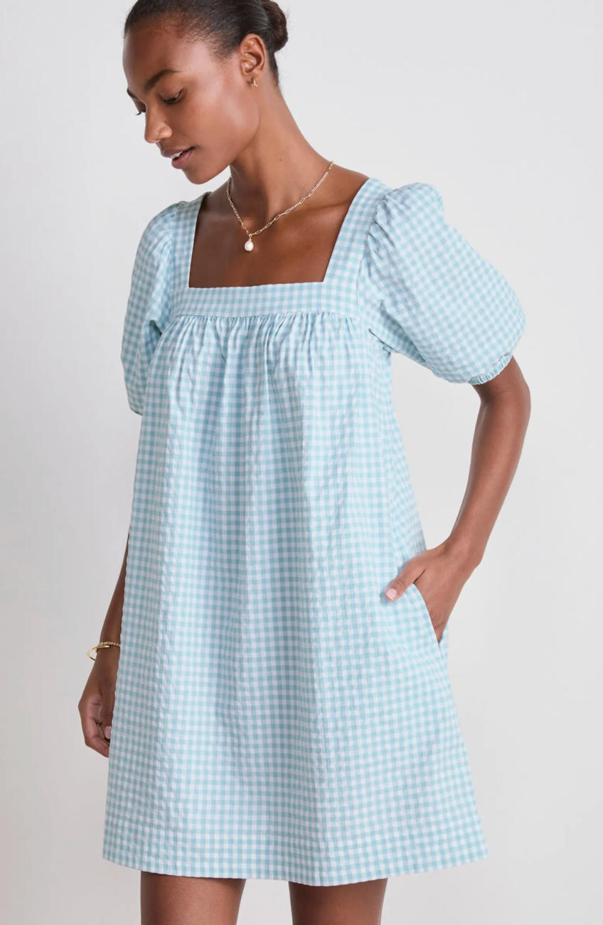 Vineyard Vines W Harbor Dress JULIETTE GINGHAM