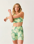 Carve Designs W Lucie 6" Compression  Short TIDE