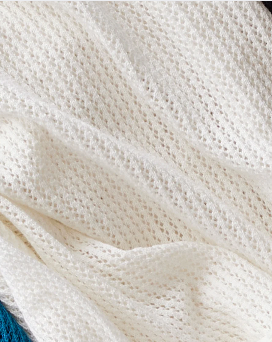 Carve Designs W Zella Mesh Pullover CLOUD
