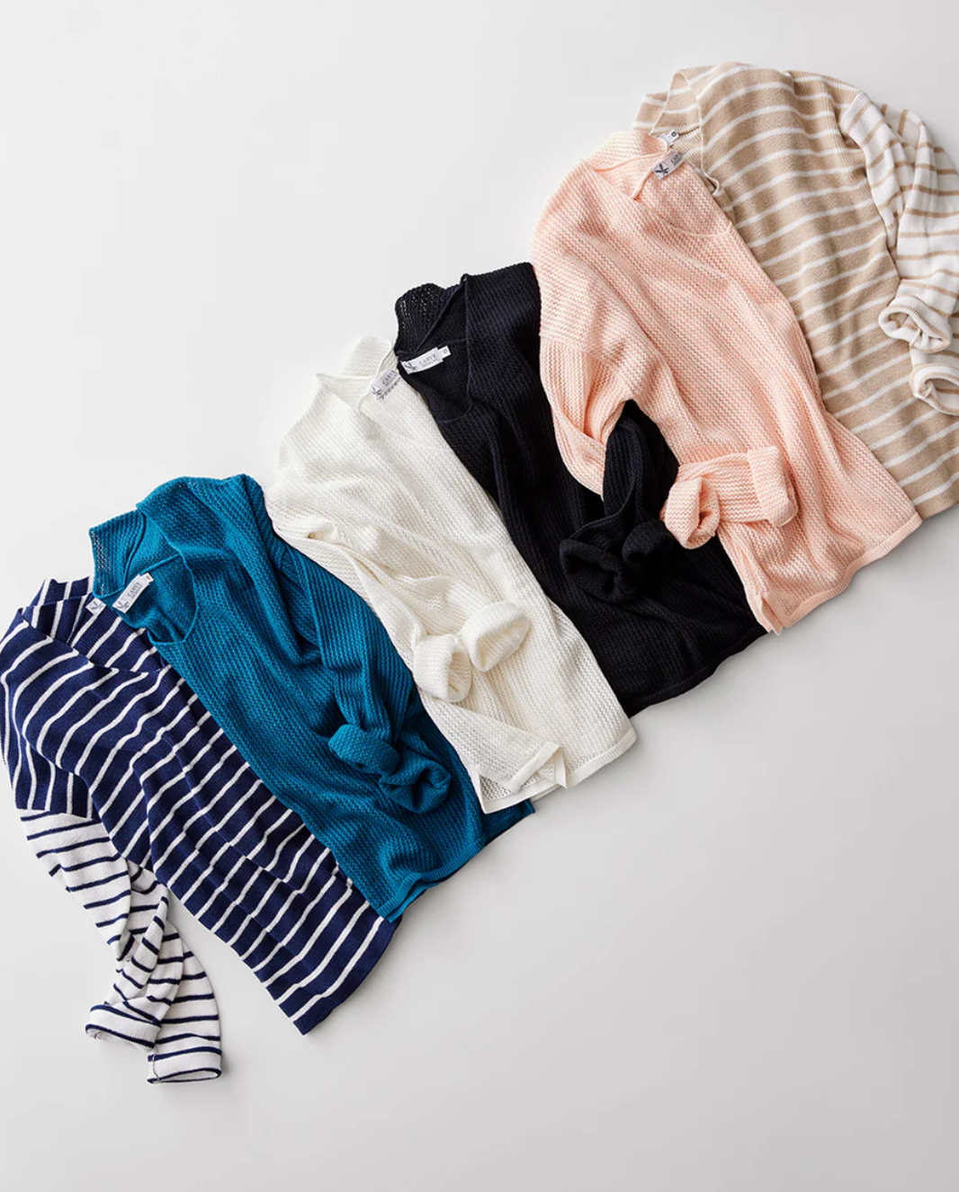 Carve Designs W Zella Mesh Pullover CLOUD