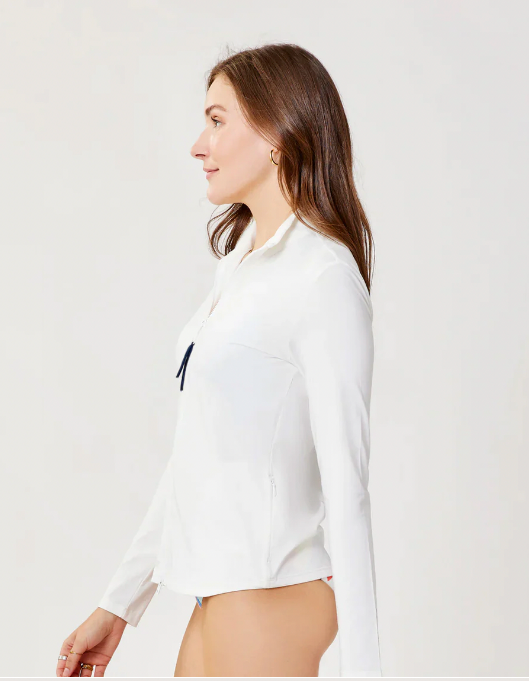 Carve Designs W LS Lake Sunshirt CLOUD