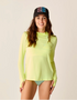 Carve Designs W LS Alani Sunshirt LIMEADE