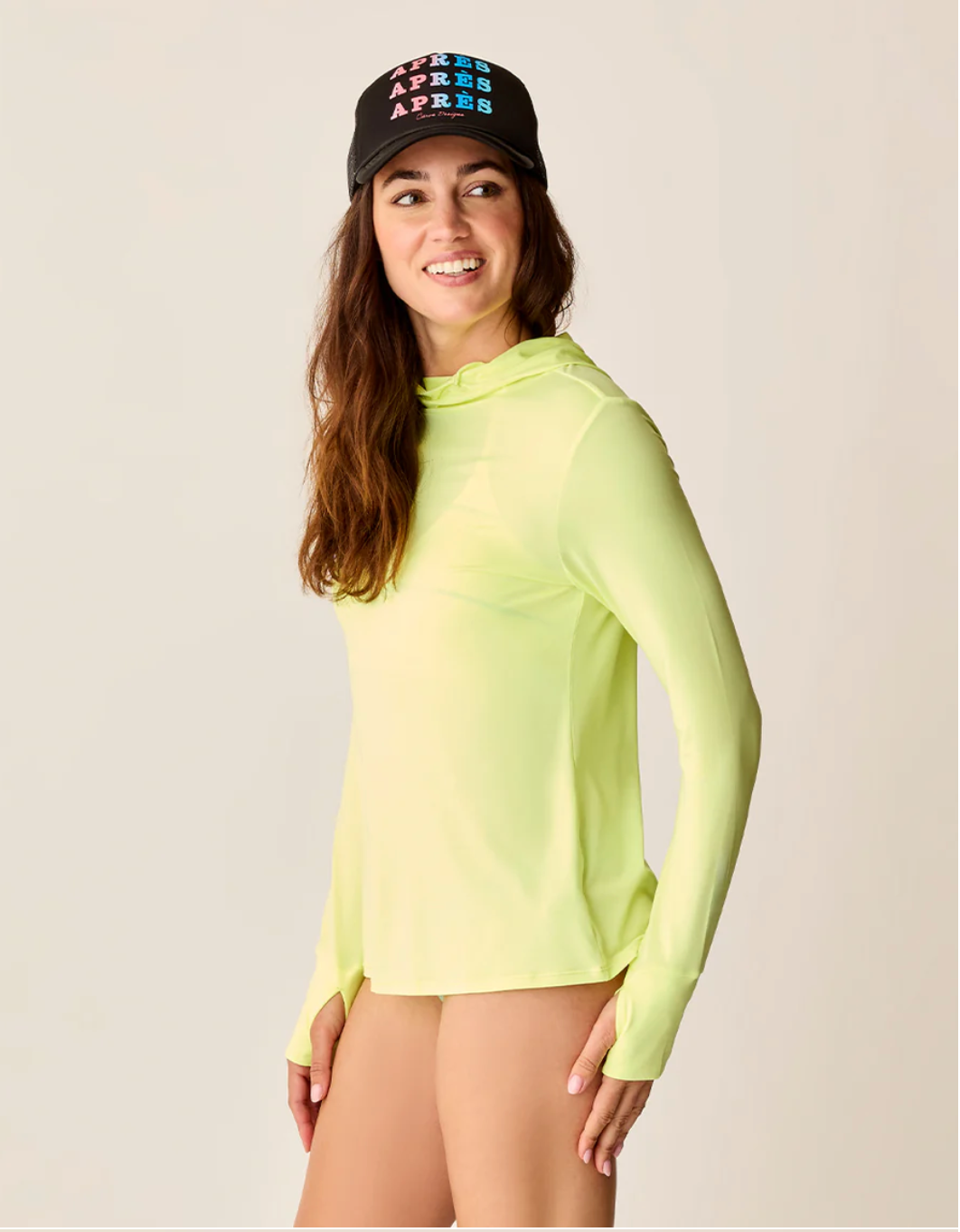 Carve Designs W LS Alani Sunshirt LIMEADE