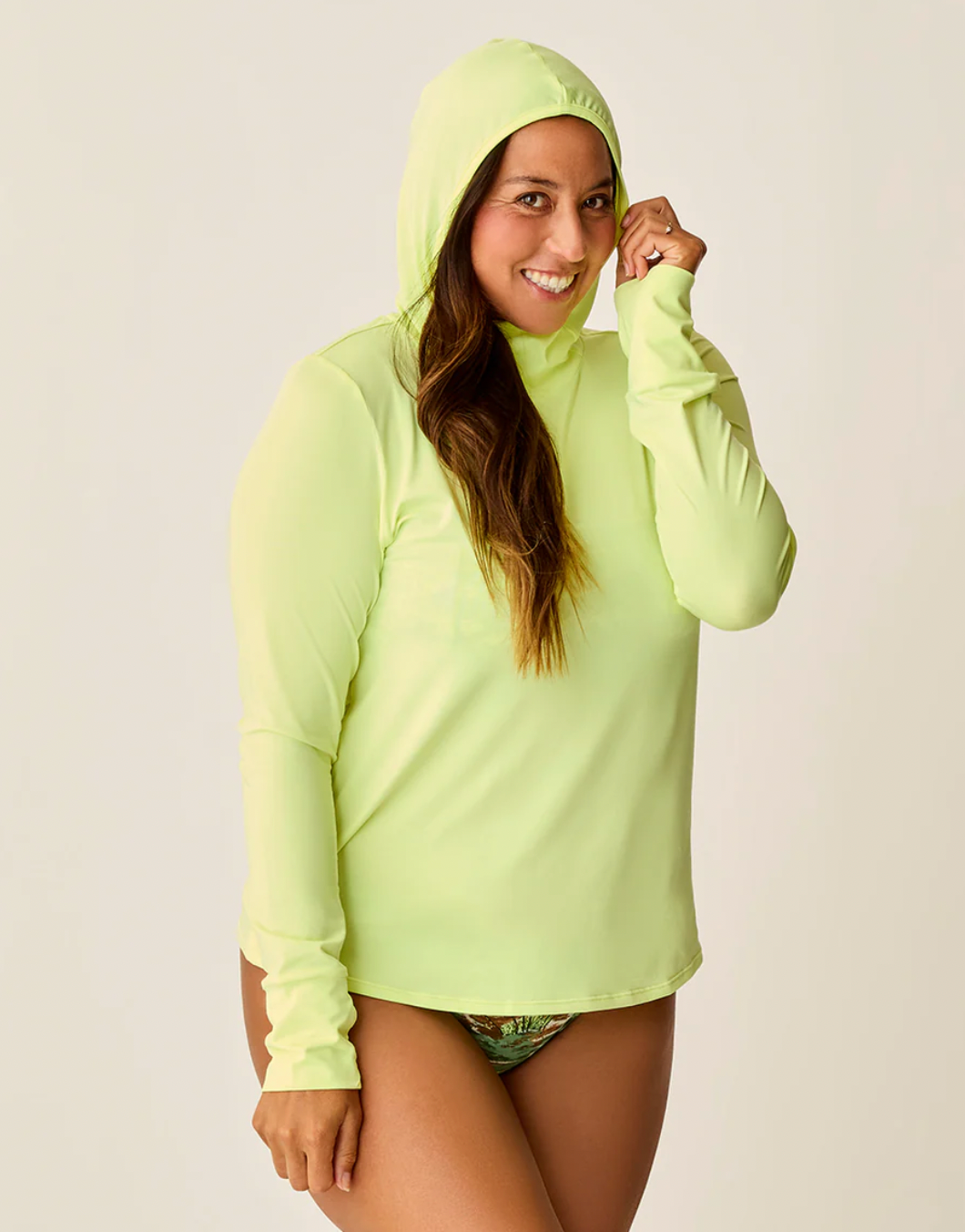 Carve Designs W LS Alani Sunshirt LIMEADE
