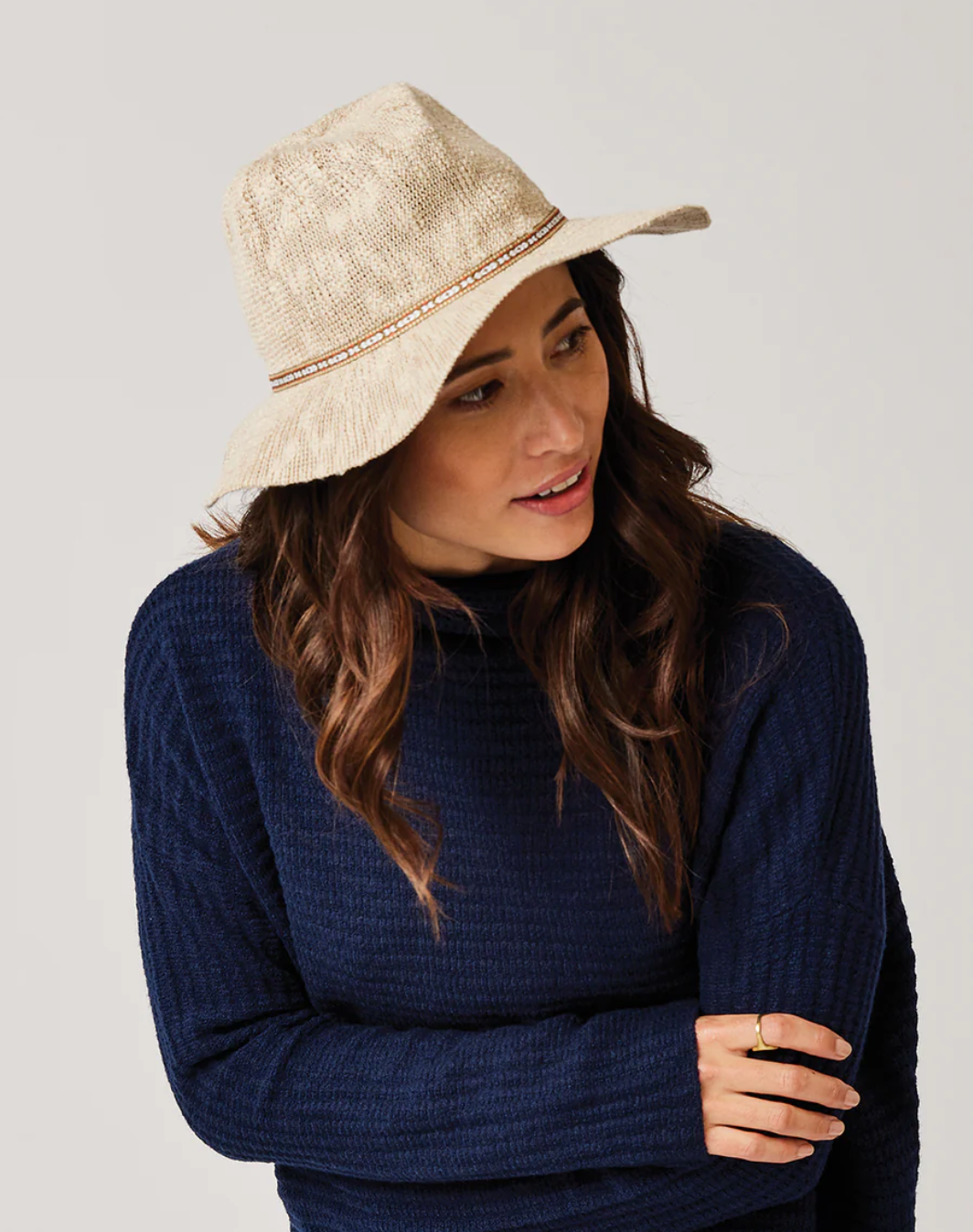 Carve Designs W Capistrano Crushable Hat NATURAL