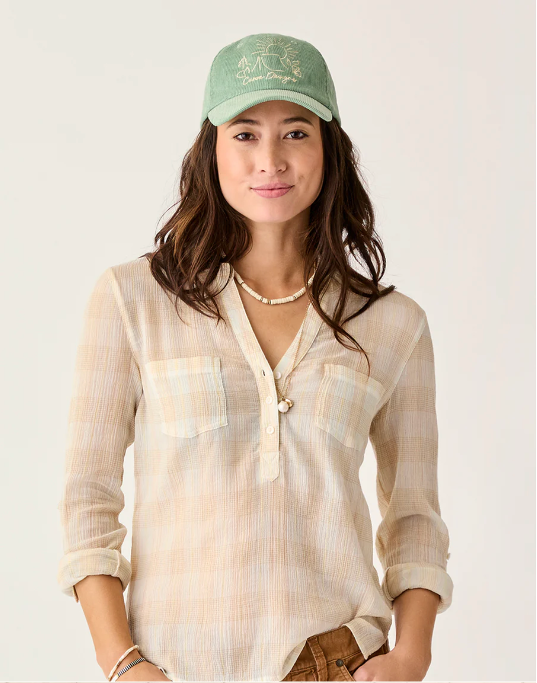 Carve Designs W Cord Hat HAZE