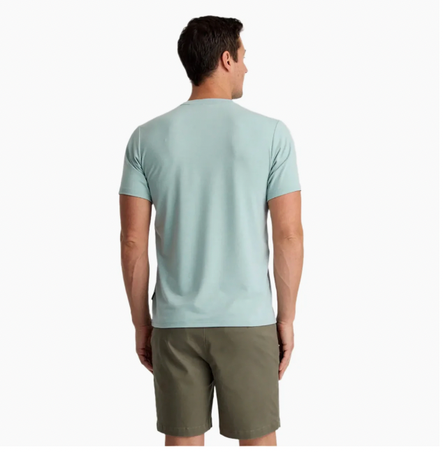 Free Fly M SS Bamboo Flex Pocket Tee OCEAN MIST