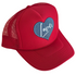 Local Beach Love Patch Trucker Hat RED