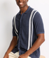 Flag & Anthem M SS Stafford Sweater Polo NAVY