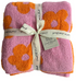 Local Beach Daisy Luxe Blanket PINK/ORANGE