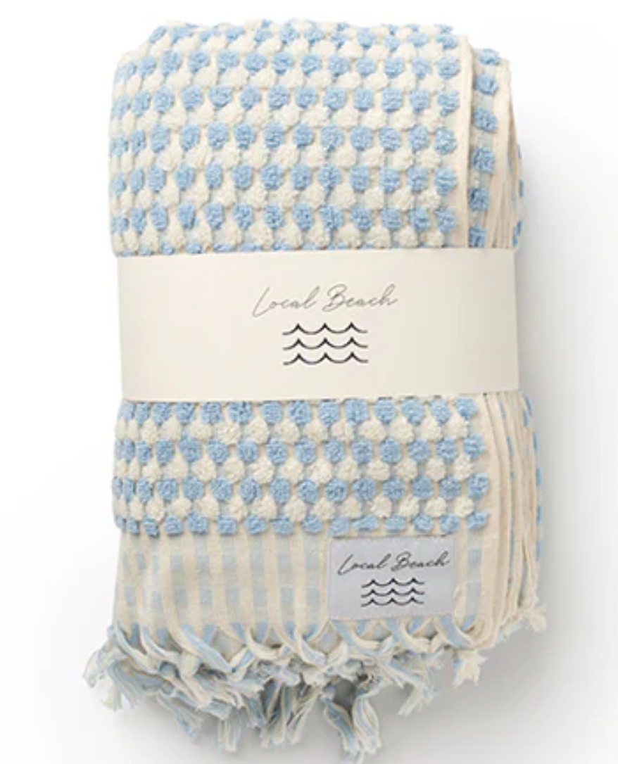 Local Beach Riviera Pool Towel BLUE