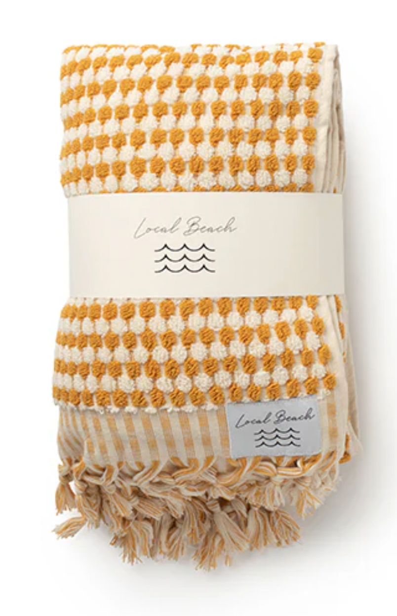 Local Beach Riviera Pool Towel GOLD