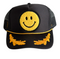 Local Beach Capt'n Simley Patch Trucker BLACK/YELLOW
