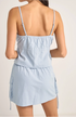 Rhythm W Dolly Cargo Mini Skirt DUSTY BLUE