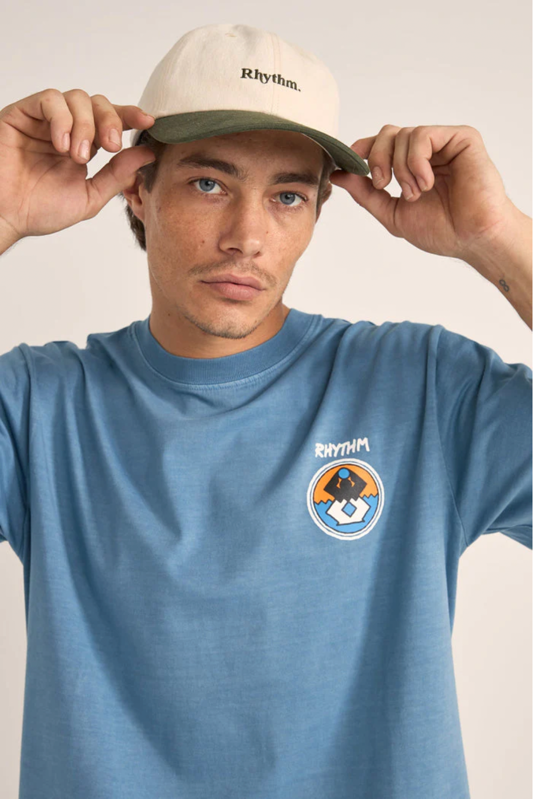 Rhythm Brushed Twill Cap STONE