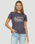 Flag & Anthem W SS Rock N Roll Tee CHARCOAL
