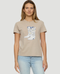 Flag & Anthem W SS Walking Boots Tee TAN