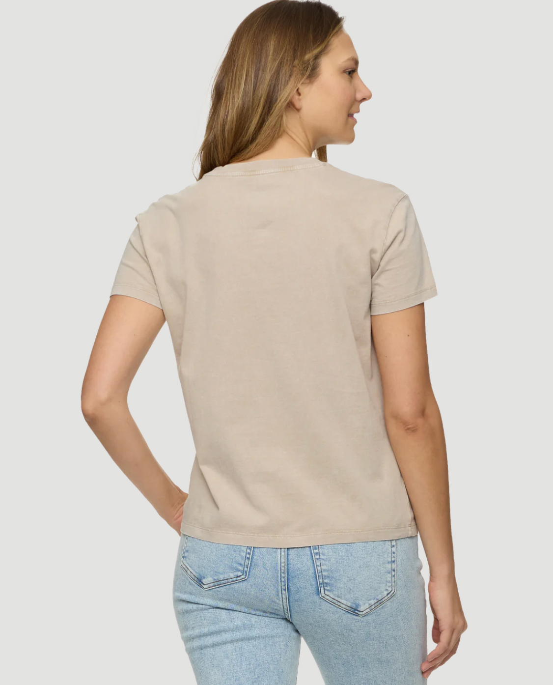 Flag & Anthem W SS Walking Boots Tee TAN