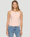 Flag & Anthem W Denning Henley Tank PINK