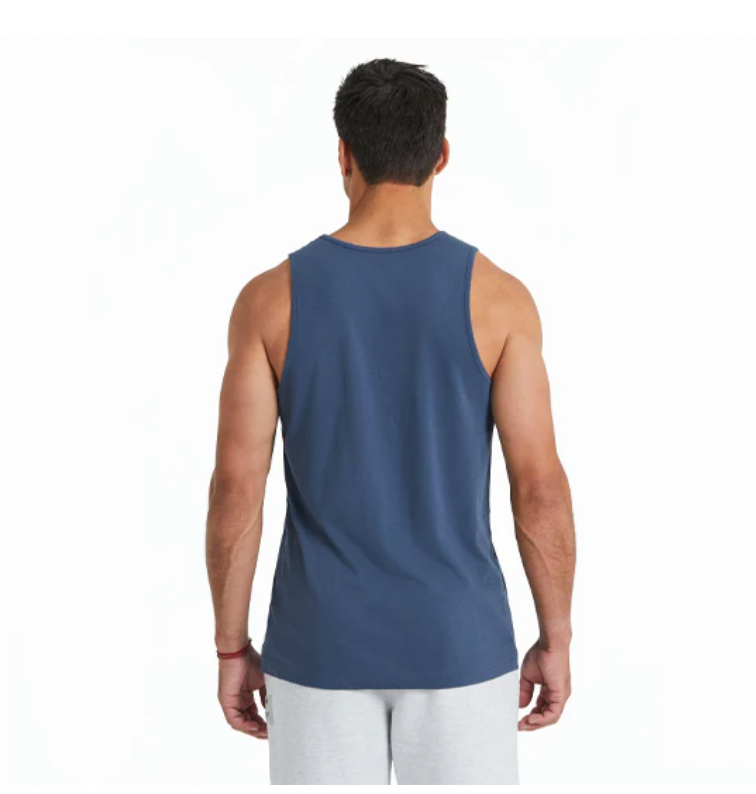 Life is Good M Crusher Lite Tank Patriotic Eagle DARKEST BLUE