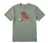 Life is Good M SS Crusher Keep It Simple Tee MOSS GREEN