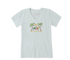 Life is Good W SS Crusher Vee Quirky Mermaid Hammock FOG GRAY