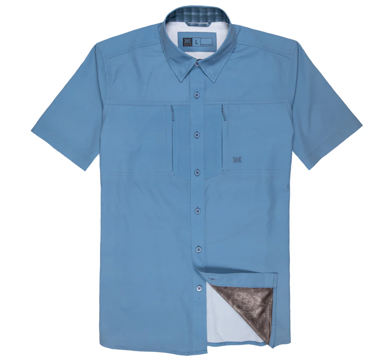 Dakota Grizzly M SS Beckett Shirt SHADOW