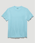 Flag & Anthem M SS Essential Crew Tee AQUA HEATHER