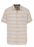 North River M SS Dobby Woven Shirt SEA SPRAY