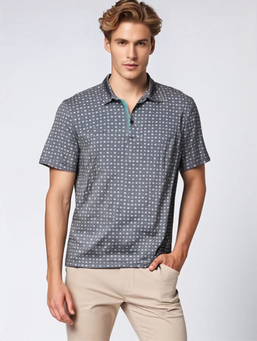 North River M SS Performance Knit Polo NIGHT OWL
