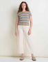Toad & Co W Gremmie SS Crew Tee BLUE
