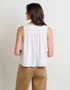 Toad & Co W Manzanita Button Front Tank EGRET