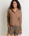 Toad & Co W LS Foothills Hoodie PARTRIDGE