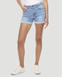 Flag & Anthem W Shelby Distressed Cuffed Denim Short LT WASH