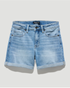 Flag & Anthem W Shelby Distressed Cuffed Denim Short LT WASH