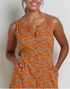 Toad & Co W Manzana Midi Dress BURNT OCHRE FLORAL