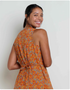 Toad & Co W Manzana Midi Dress BURNT OCHRE FLORAL