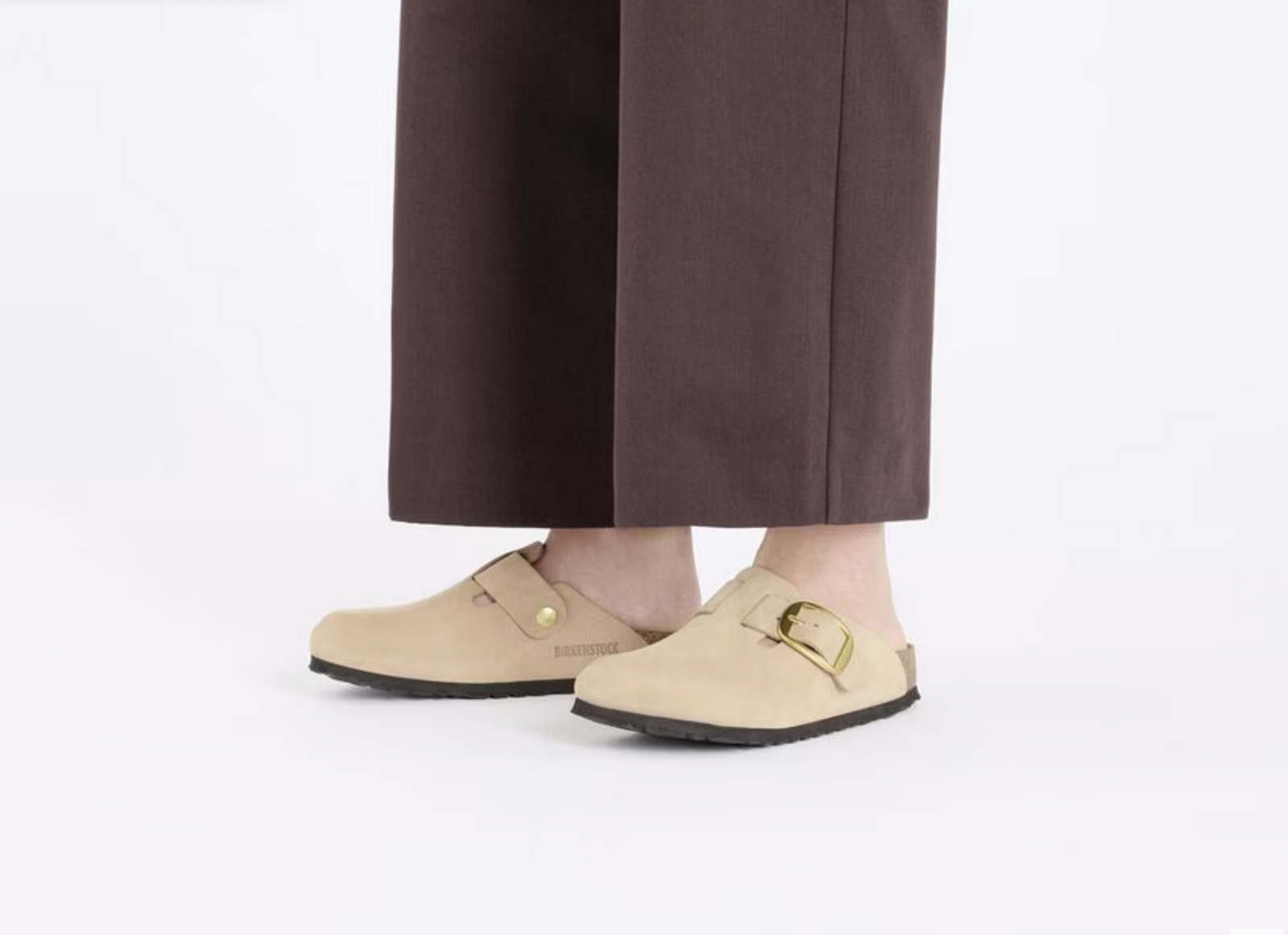Birkenstock W Boston Big Buckle SANDCASTLE - NARROW