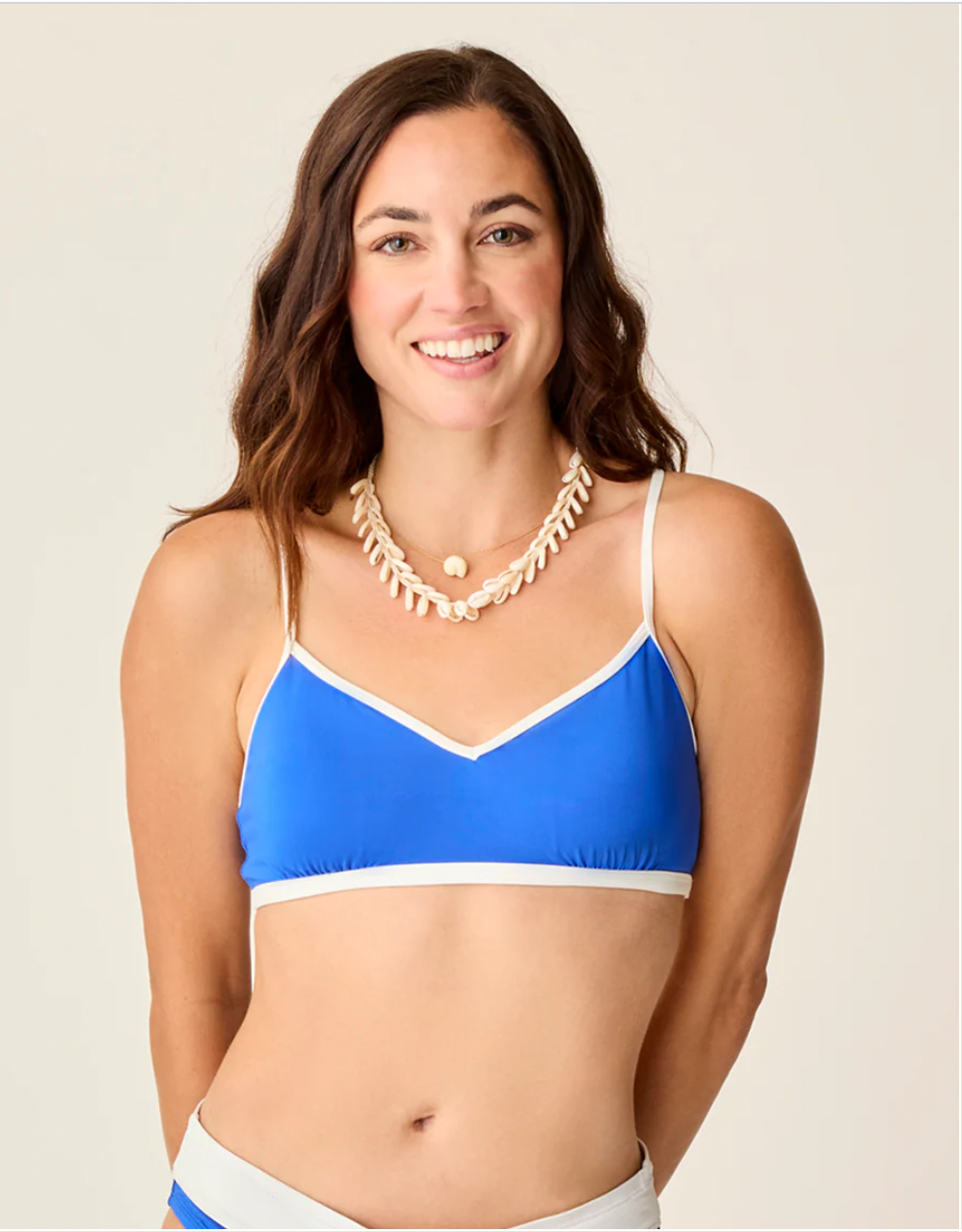 Carve Designs W Stinson Top BILLIE BLUE