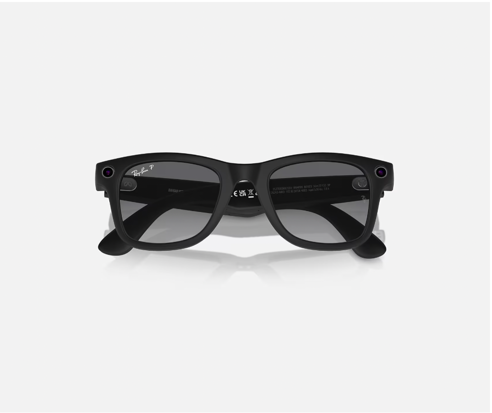 Ray Ban Meta Wayfarer MATTE BLACK/ GRADIENT GRAPHITE